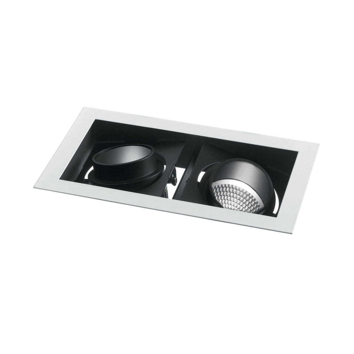 Faretto Da Incasso Led Apollo Quadrato Bianco Orientabile Foro Incasso Cm Luce Bianco