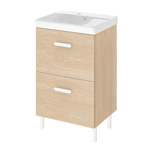 Mobile Bagno Milu' 50 cm Sospeso con Toppino per Lavabo in