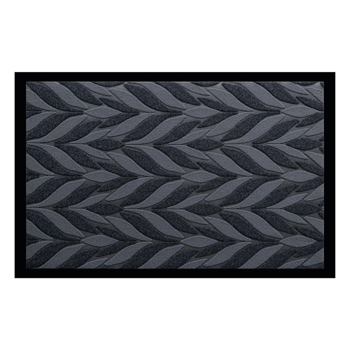 Douceur d'Intérieur Adrina Curtain, Polyester, Anthracite, 140 x