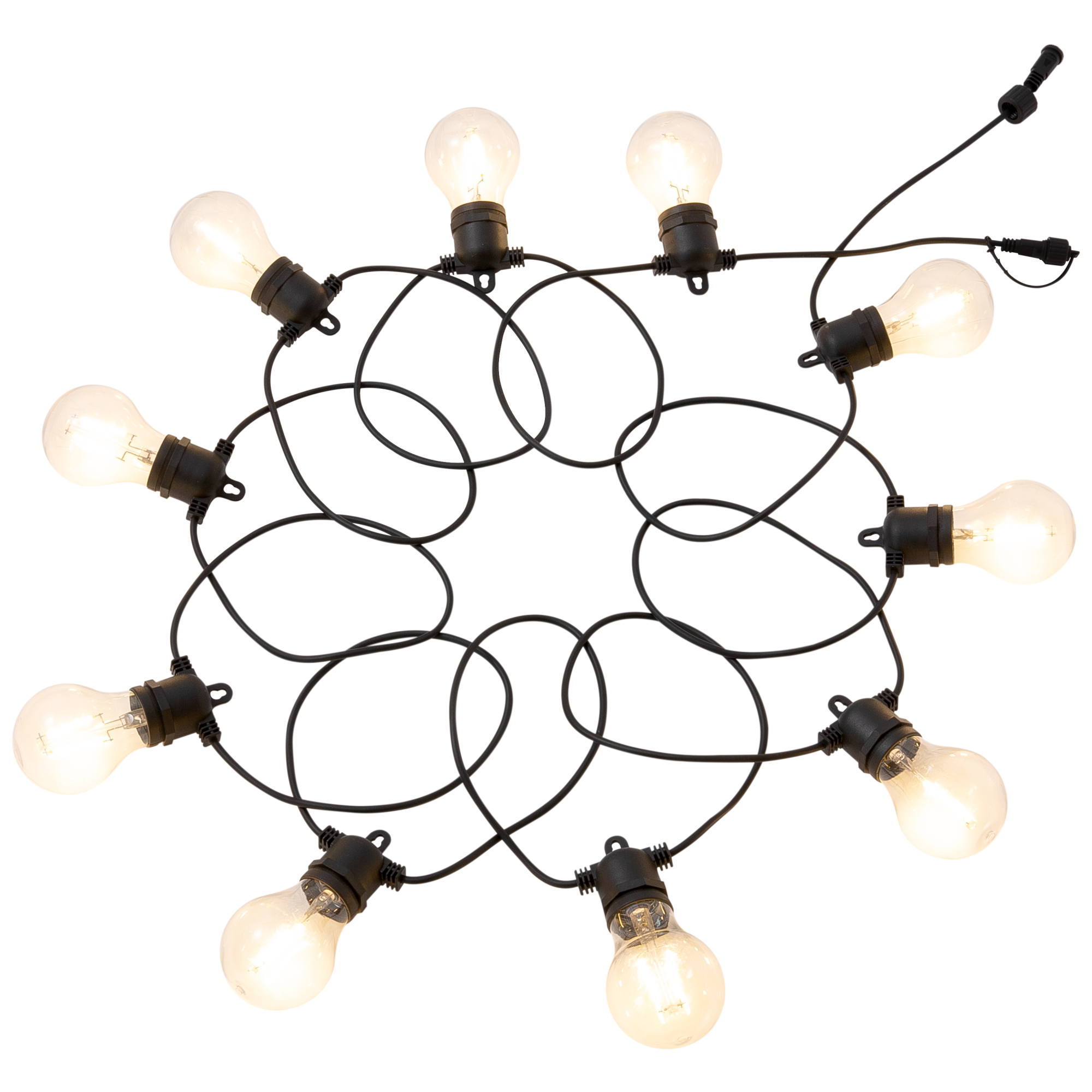 Festone Vintage 10 lampadine Bianco caldo GIOCOPLAST