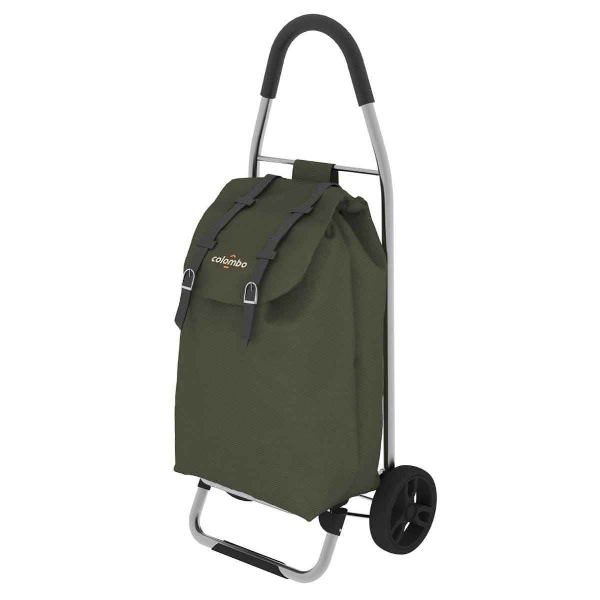 Carrello Trolley Pieghevole per la Spesa 6 Ruote per Scale in Acciaio Carrello Trolley Pieghevole per la Spesa 6 Ruote per Scale in Acciaio