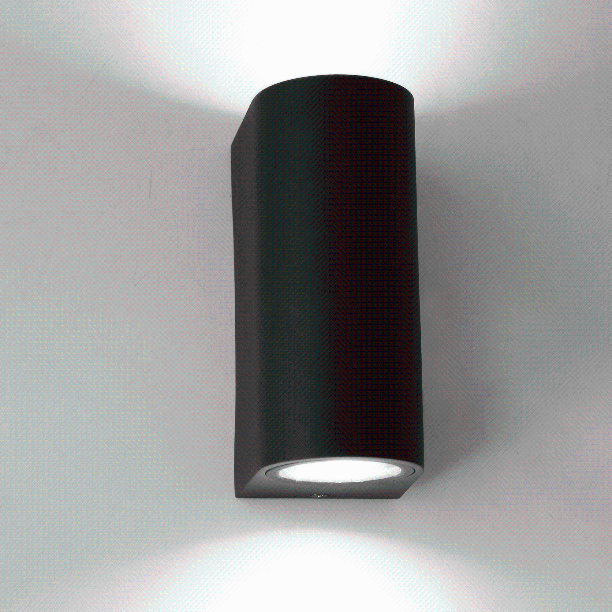 2 Faretti Da Incasso A LED GU10 Nero 68mm IP44 - Rotondi E Piatti In Alluminio Per Soffitto Bagno E Esterno