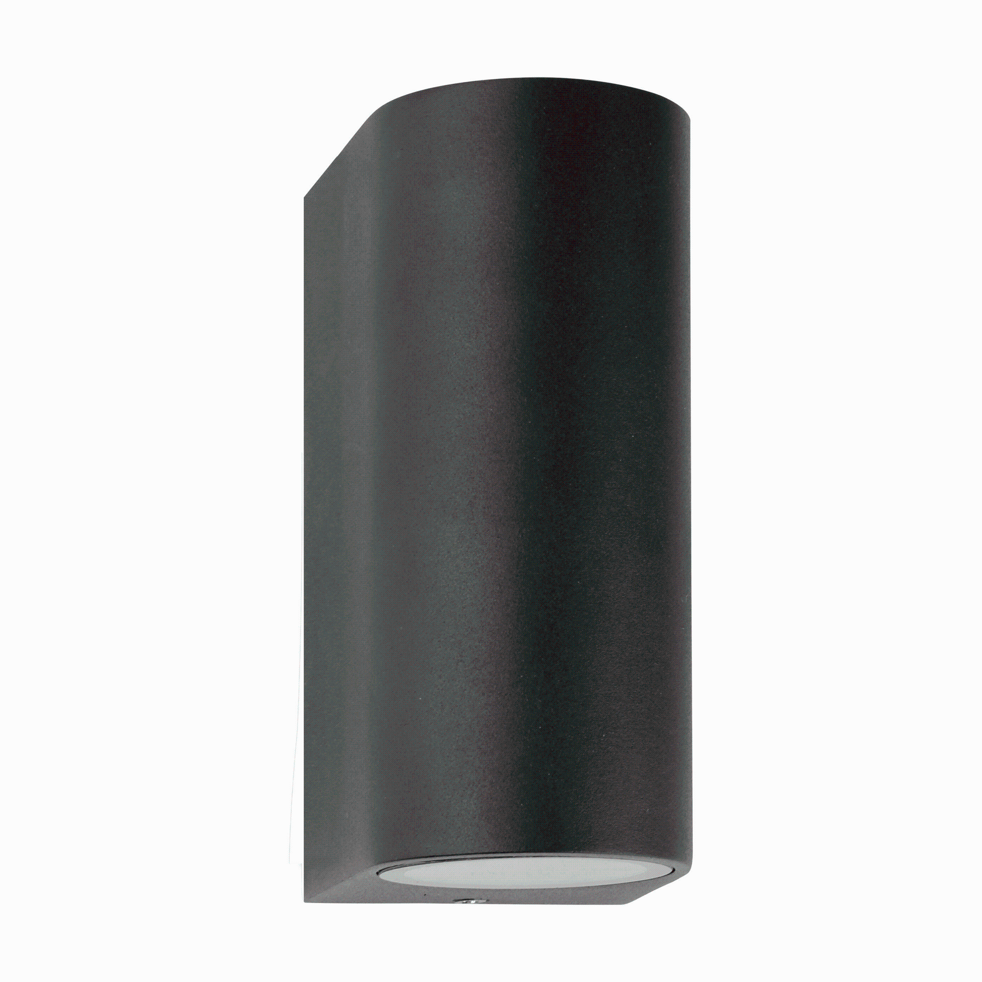 2 Faretti Da Incasso A LED GU10 Nero 68mm IP44 - Rotondi E Piatti In Alluminio Per Soffitto Bagno E Esterno