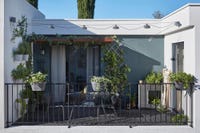 JUOIFIP Piastrelle Decking 48 Pezzi Pavimento Pvc Incastro Da Giardino Pavimentazione Per Esterni In Composito Plastico Ad Incastro Resistente Alle Intemperie Per Patio, Balcone, Cemento - Foto 4