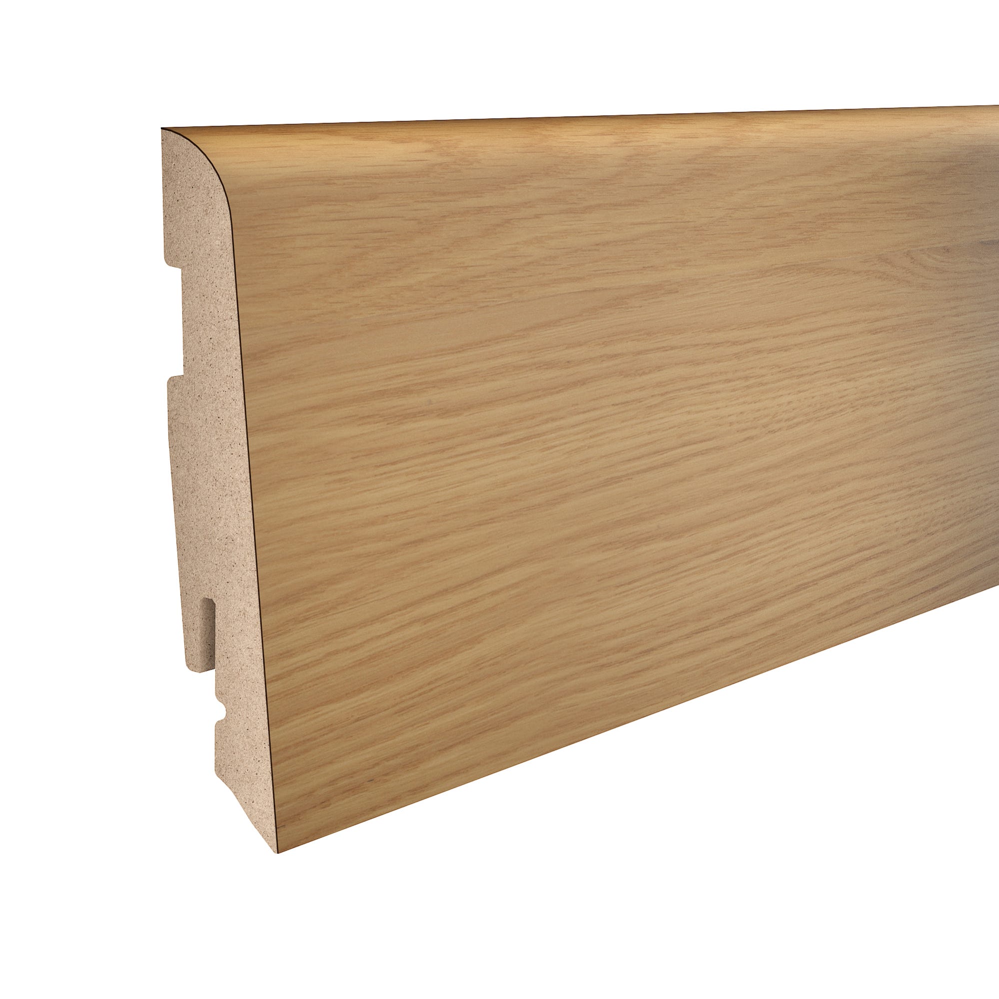 Battiscopa SU080L in mdf verniciato miele spessore 14 x H 78 x L 2400 ...
