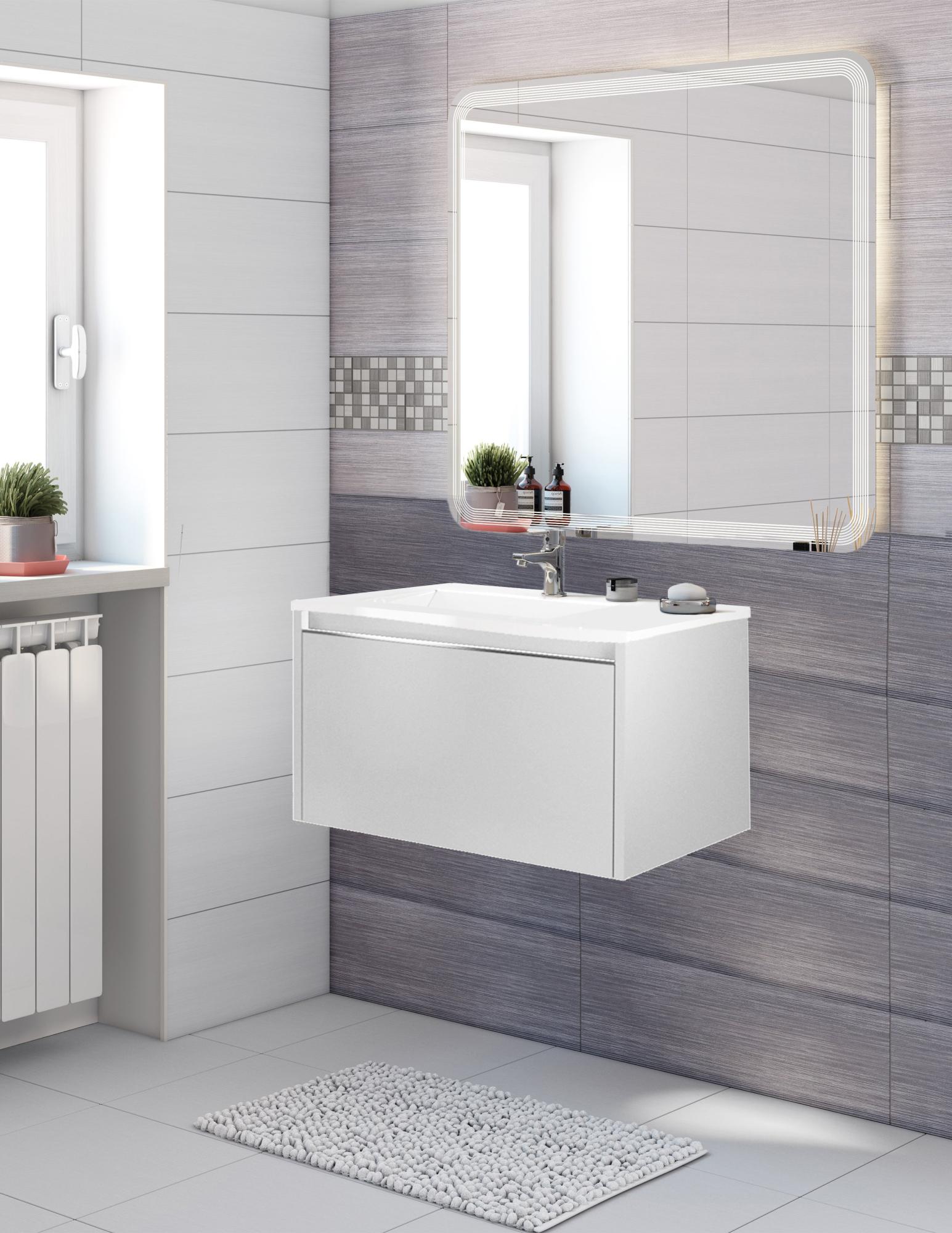 Pelipal Alika Mobile Sottolavabo In Grafite 33x60x53 Cm – Legno Ingegnerizzato, Maniglie Cromate, Made In Germany