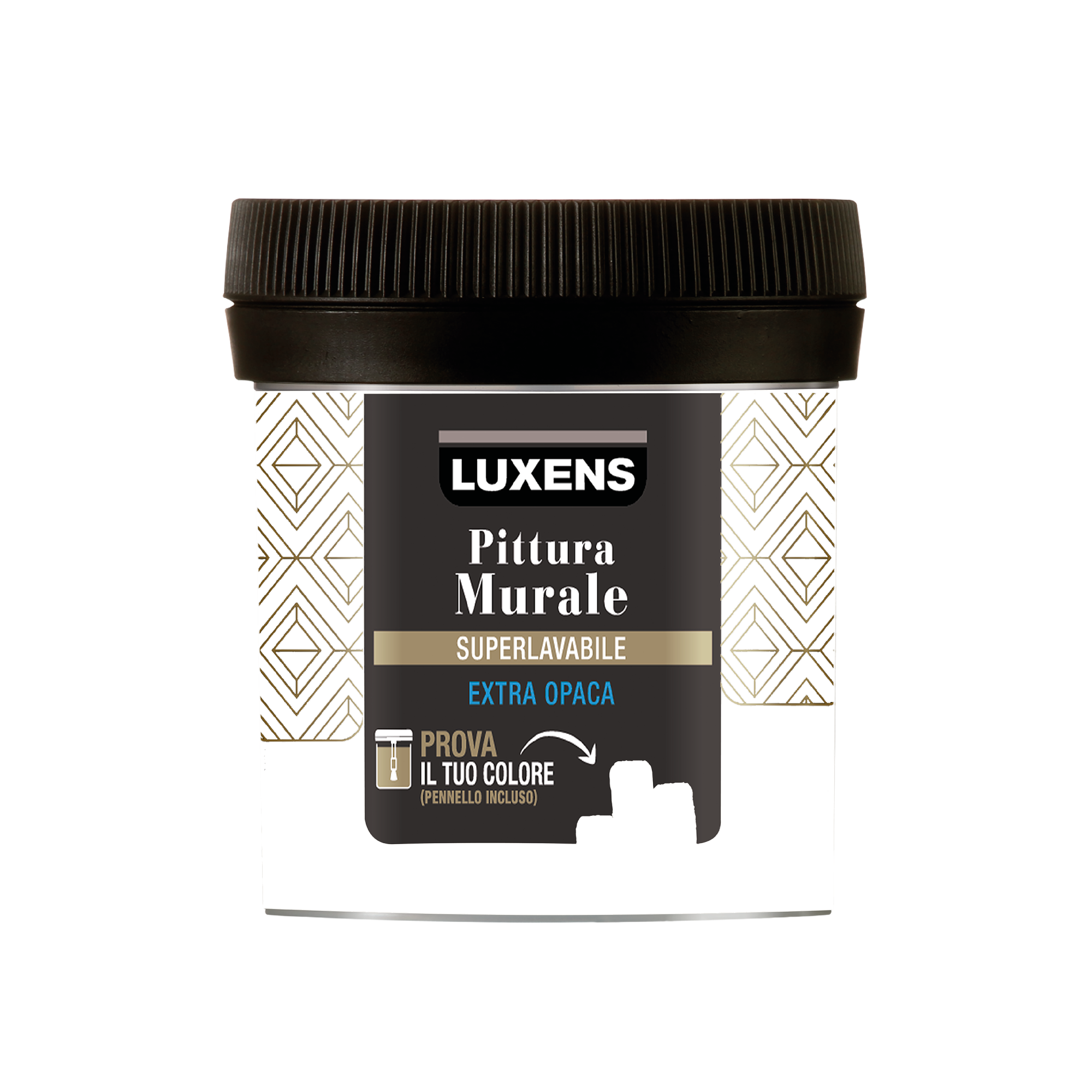 Pittura murale Super lavabile decorazione LUXENS Opaca bianco white 0.