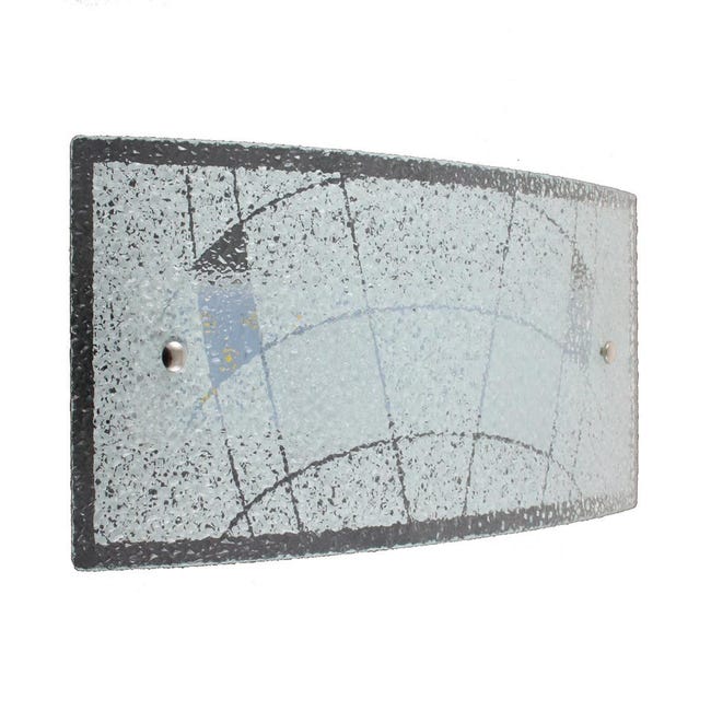 Applique classico Vela LED bianco, in vetro, 32x18 cm, | Leroy Merlin