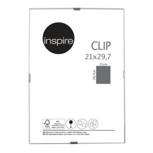 Cornice a giorno INSPIRE Clip trasparente 21x29.7 (a4) cm