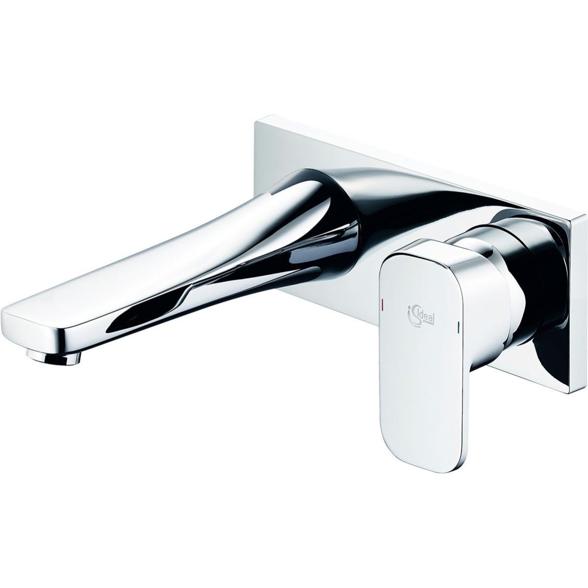 Rubinetto lavabo Lucy a due leve con bocca tipo S