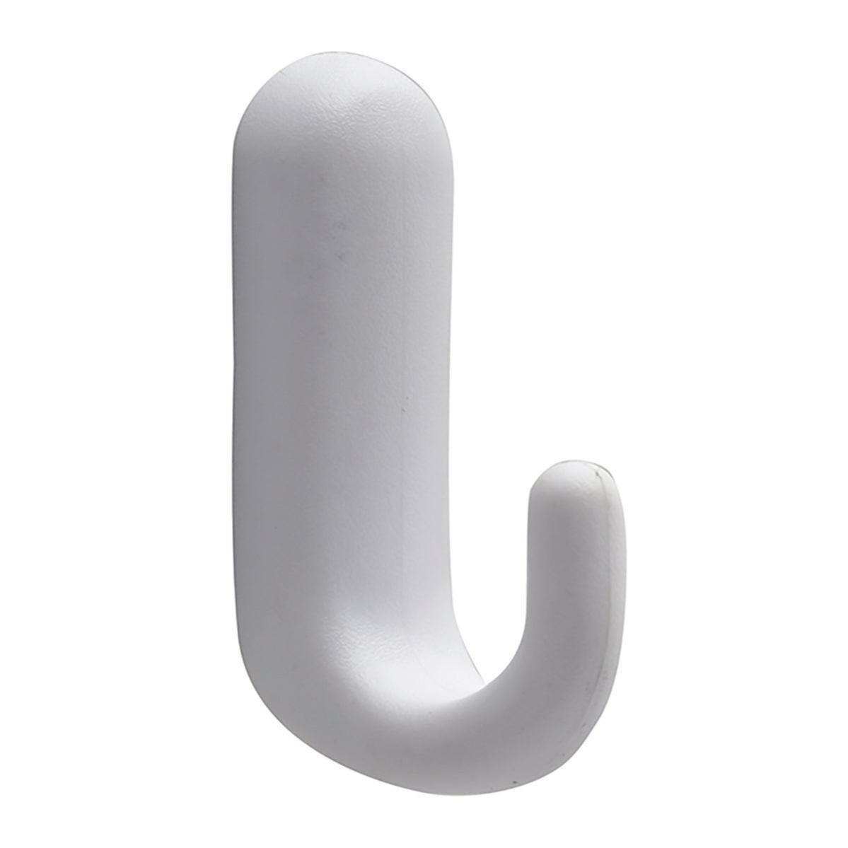 Gancio Di Plastica Su Bianco Fotografia Stock - Immagine di isolato
