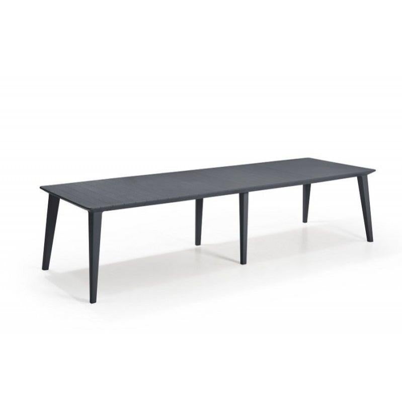 Tavolo Da Giardino 2 In 1 Keter Lyon – Regolabile In Altezza 40/66 Cm, 116x71 Cm, Effetto Rattan, Resistente Alle Intemperie, Per Balcone E Terrazza