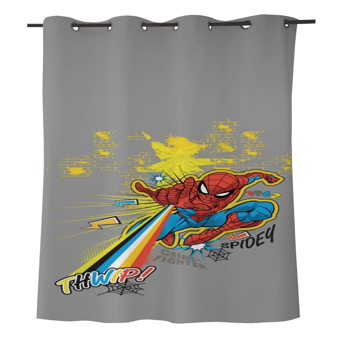 Tenda Spiderman multicolore occhiello 140x250 cm