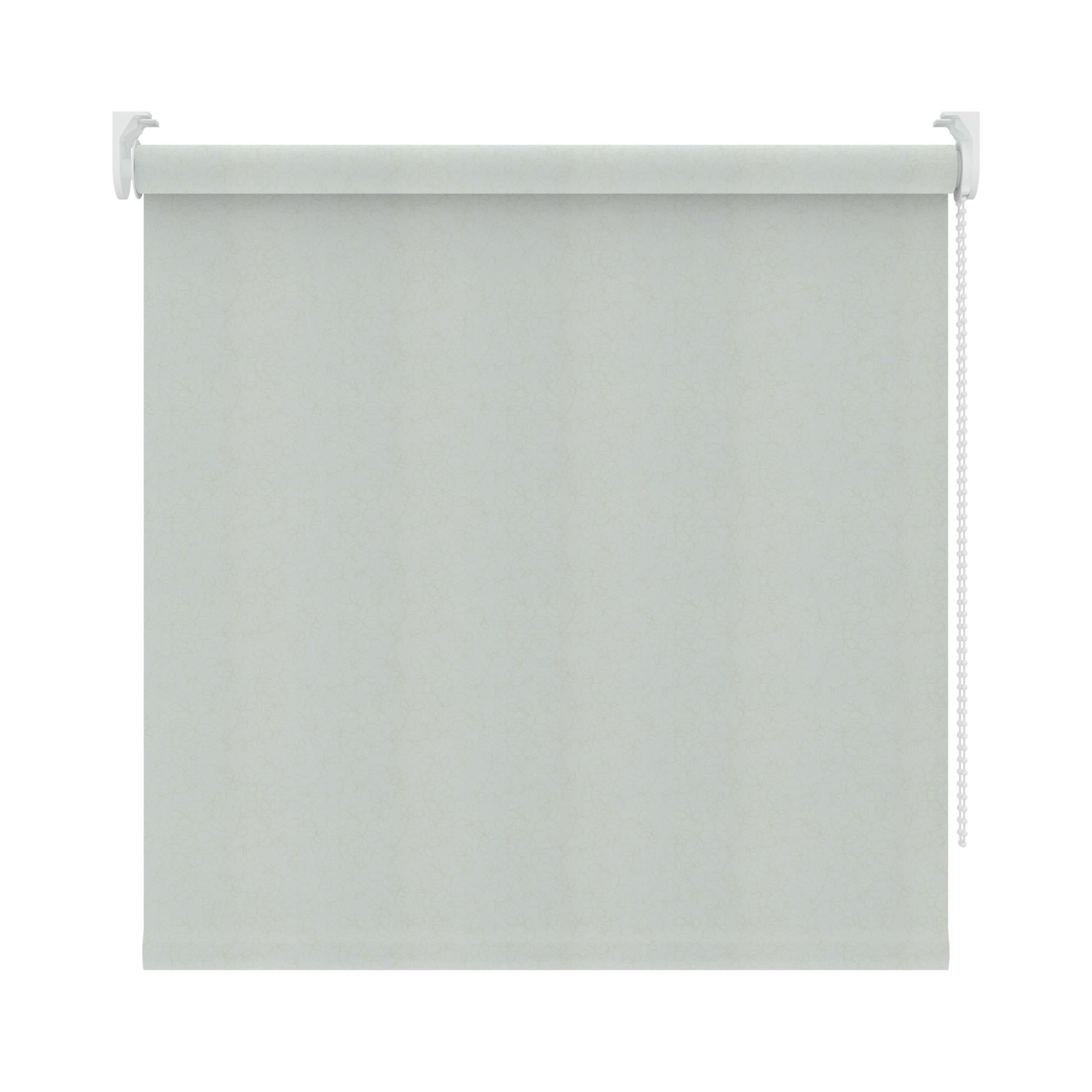 Persilux Free-Stop, Tende a rullo 100% oscuranti, senza fili, per finestre, con tessuto testurizzato effetto lino (bianco, 50 x 183 cm (larghezza x altezza), protezione dai raggi UV, isolamento