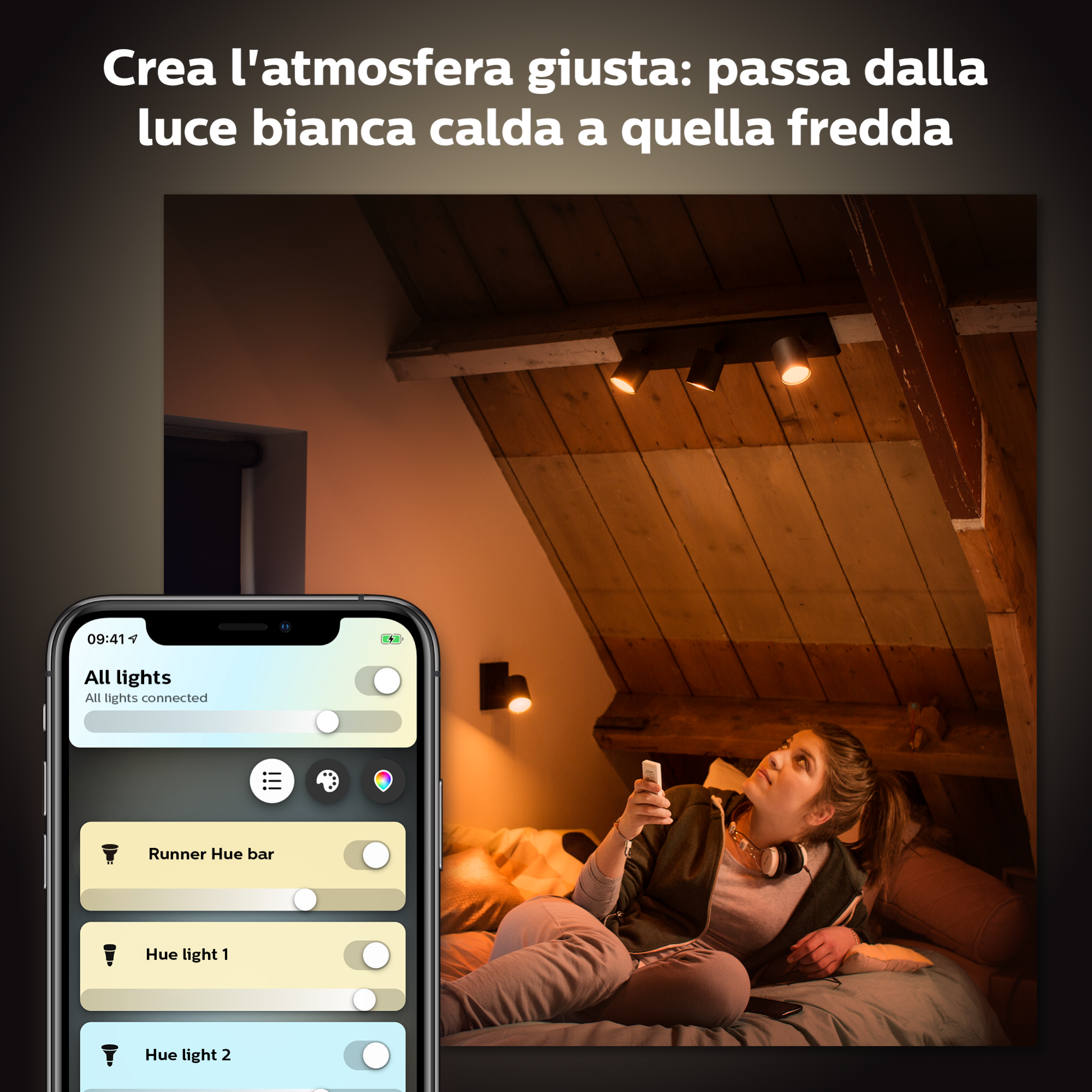 PHILIPS KOSIPO FARETTO SINGOLO NERO IN METALLO ORIENTABILE SPOT 5059130PN