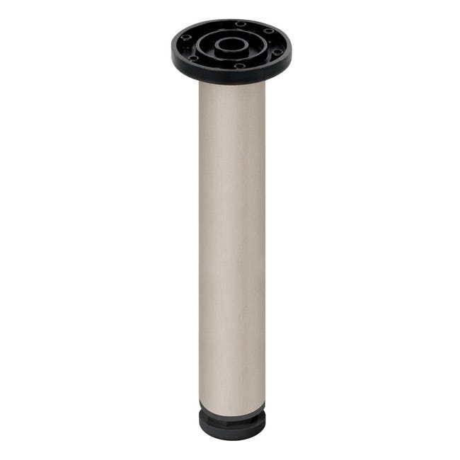 Gamba per mobili abs nichel satinato 40 mm, H 40 cm | Leroy Merlin Gamba per mobili abs nichel satinato 40 mm, H 40 cm | Leroy Merlin