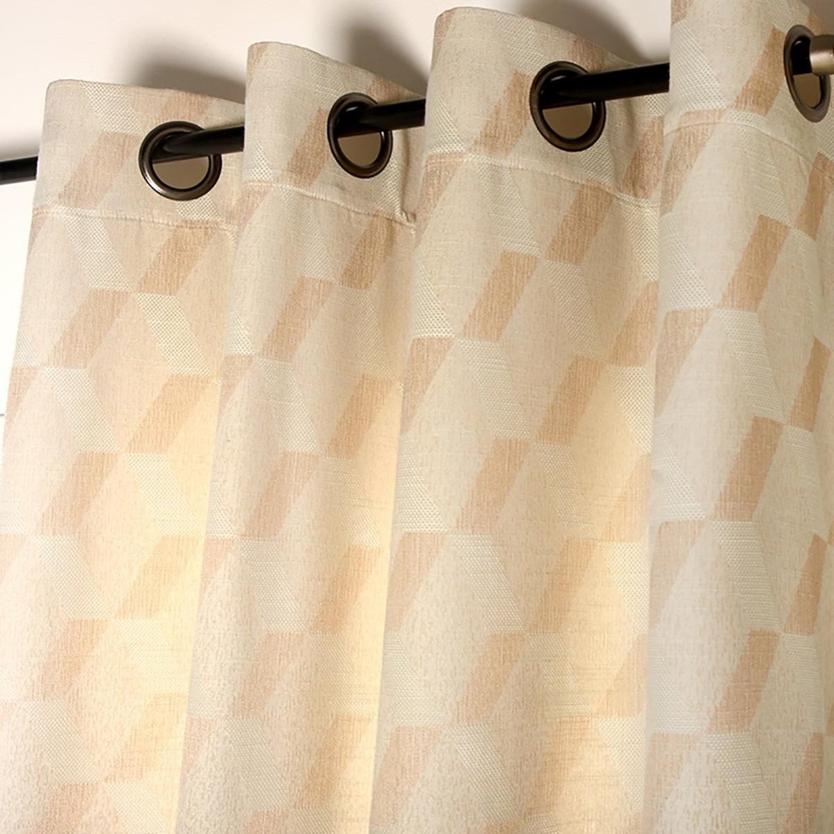 Douceur d'intérieur - Tenda Cucina Corta Haltona, 60 X 160 Cm, Colore Grigio, 2 Pezzi