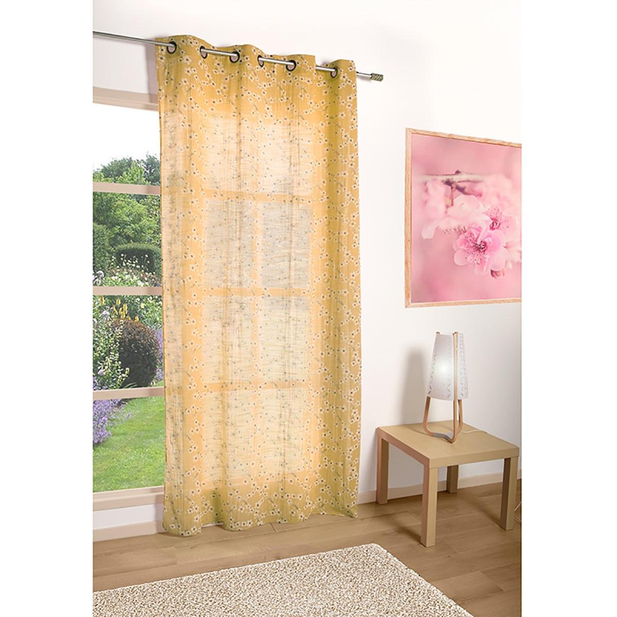 Tenda oscurante velluto (140 x 180 cm) Fern Giallo ocra - Tende/Tende