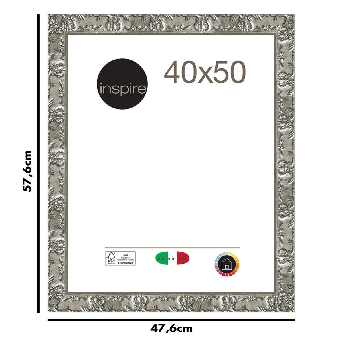 ArtToFrames Cornice Multipla 4 Aperture 5x7 In Legno Nero Satinato - Modello Candlewick 2131 - 3