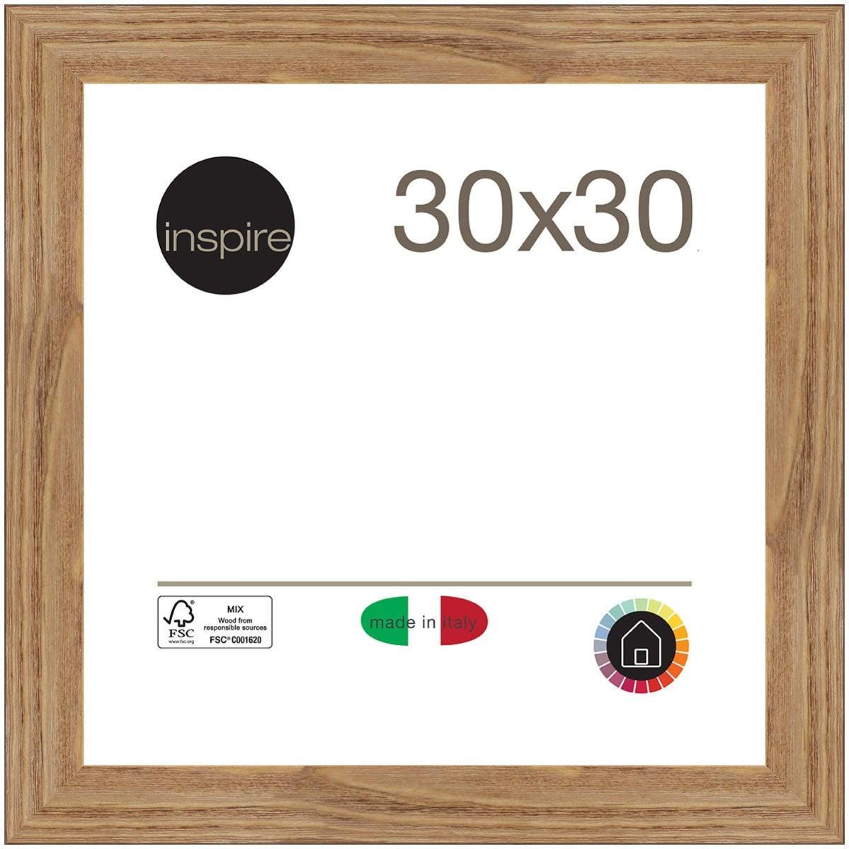Cornice INSPIRE Maussane quercia opaco per foto da 30x30 cm