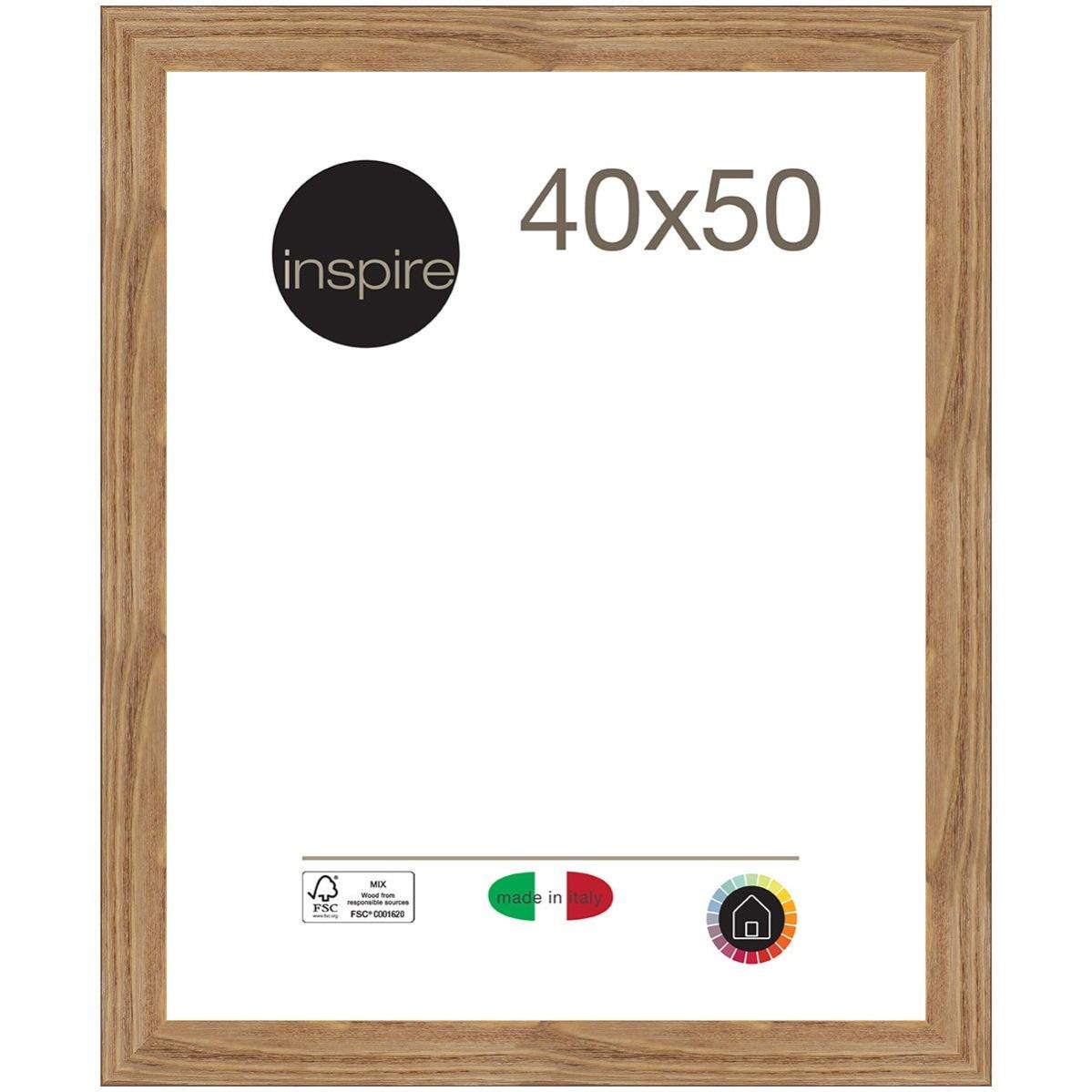 Cornice INSPIRE Maussane quercia opaco per foto da 40x50 cm