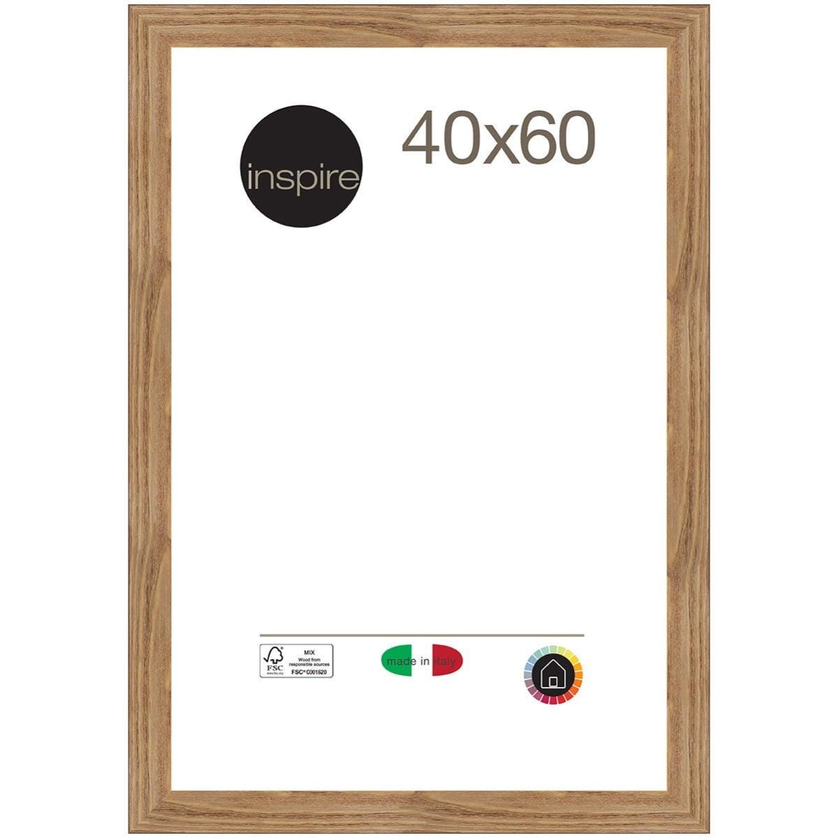 Cornice INSPIRE Maussane quercia opaco per foto da 40x60 cm