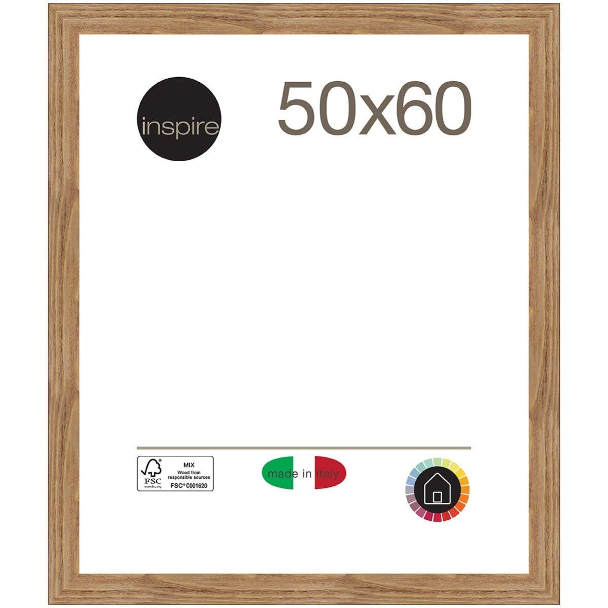 Cornice INSPIRE Maussane quercia opaco per foto da 50x60 cm