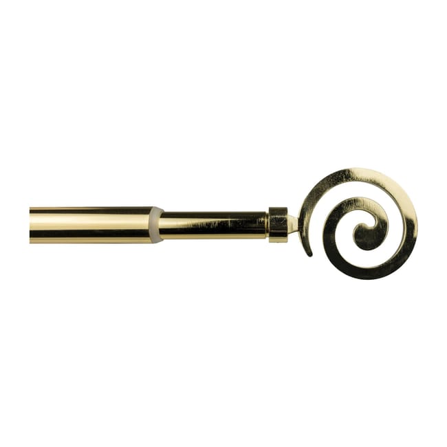 Kit Bastone Per Tenda Estensibile Mini In Ferro 12mm Ottone Ottonato Da kit-bastone-per-tenda-estensibile-mini-in-ferro-12mm-ottone-ottonato-da
