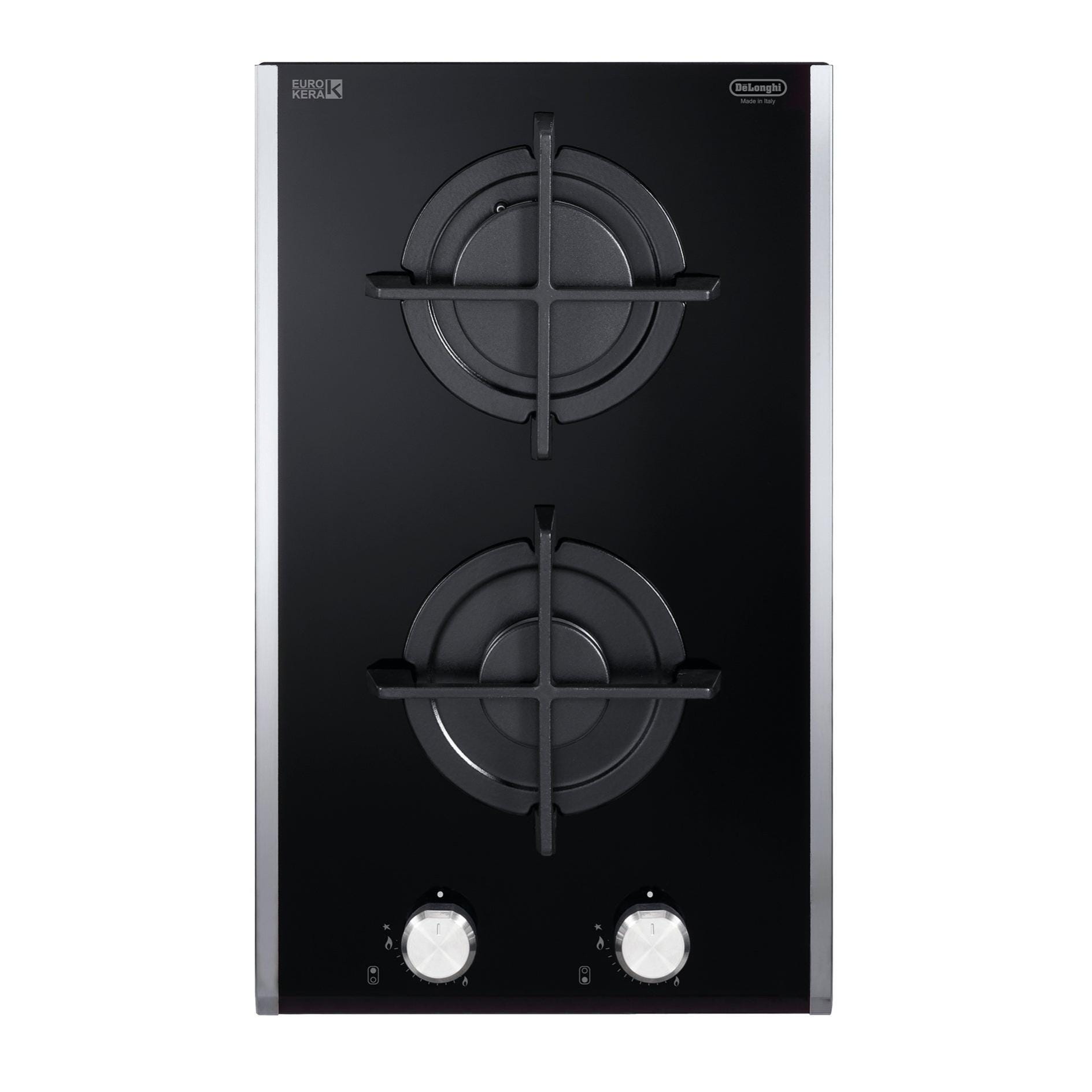 Piano Cottura A Gas VEVOR 2 Fuochi, 30,5 Cm, Acciaio Inox, Convertibile GPL/NG, Con Termocoppia, Per Camper E Cucina