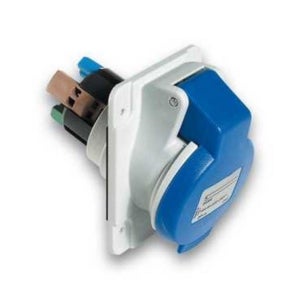 ARREGUI Socket 23000W-S1 Cassaforte Nascosta dietro la Placca della Presa  Elettrica con 2 Prese | Piccola Cassaforte da Incassare al Muro | 20x40x13