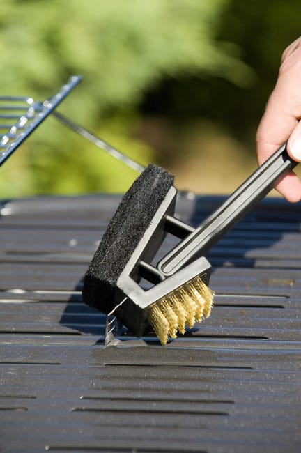SPAZZOLA TRIANGOLARE CAMPINGAZ - In Acciaio Per Griglie E Piastre | Manico Lungo 32cm - Foto 8