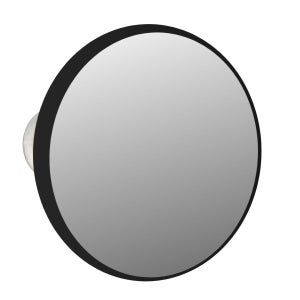 Applique nero specchio bagno per trucco rettangolare 6 luci 60,5cm - 46DB