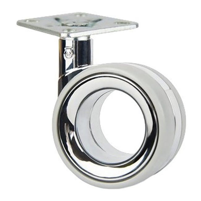 Ruote Hy-weld Rigide E Orientabili Set Di 4 Ruote In Acciaio 5x2" - 2 Rigide E 2 Girevoli, Per Carrelli, Mobili, Bancali Ruote Per Carrelli Hy-Weld - Foto 8