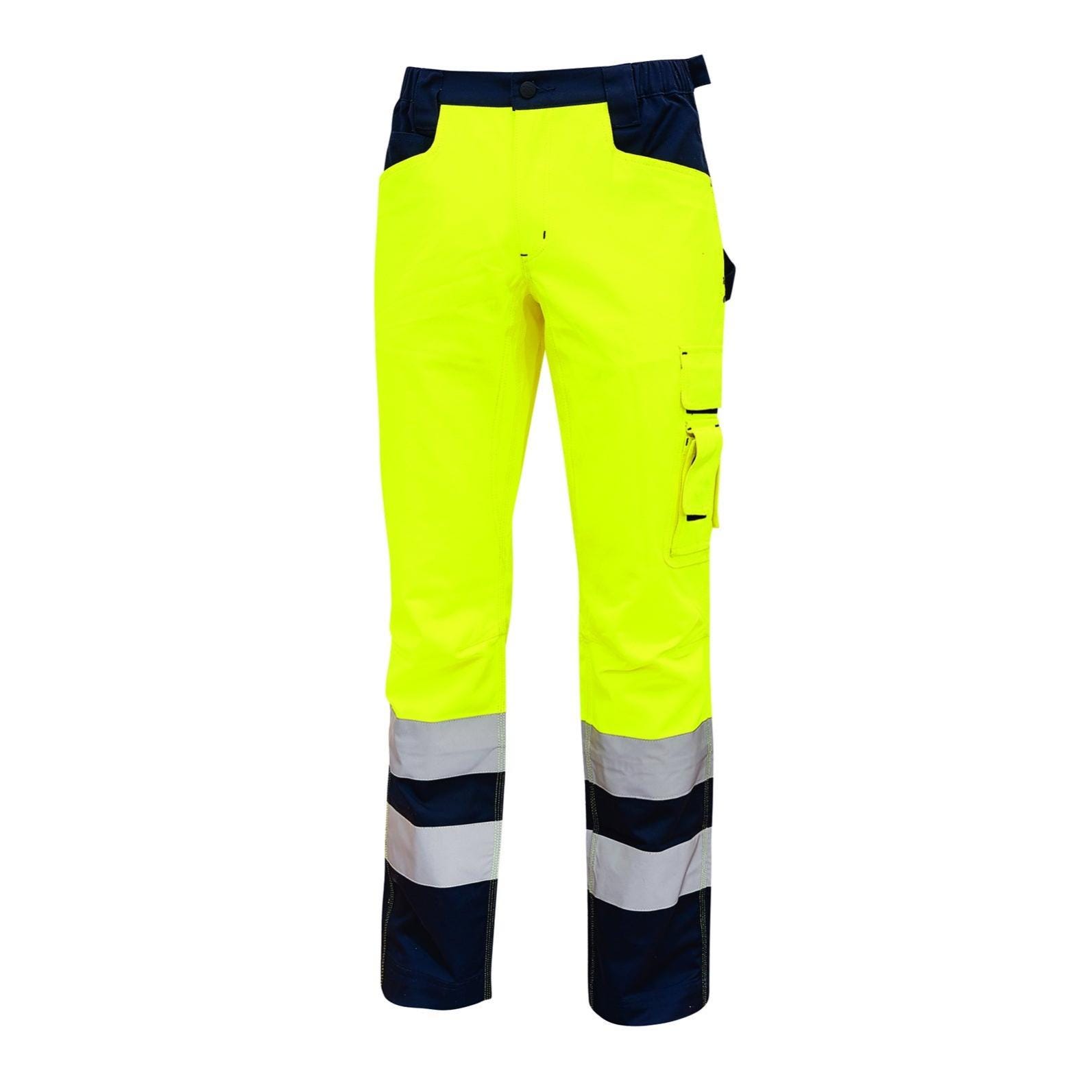 Pantalone da lavoro U-POWER Light giallo fluo tg. M