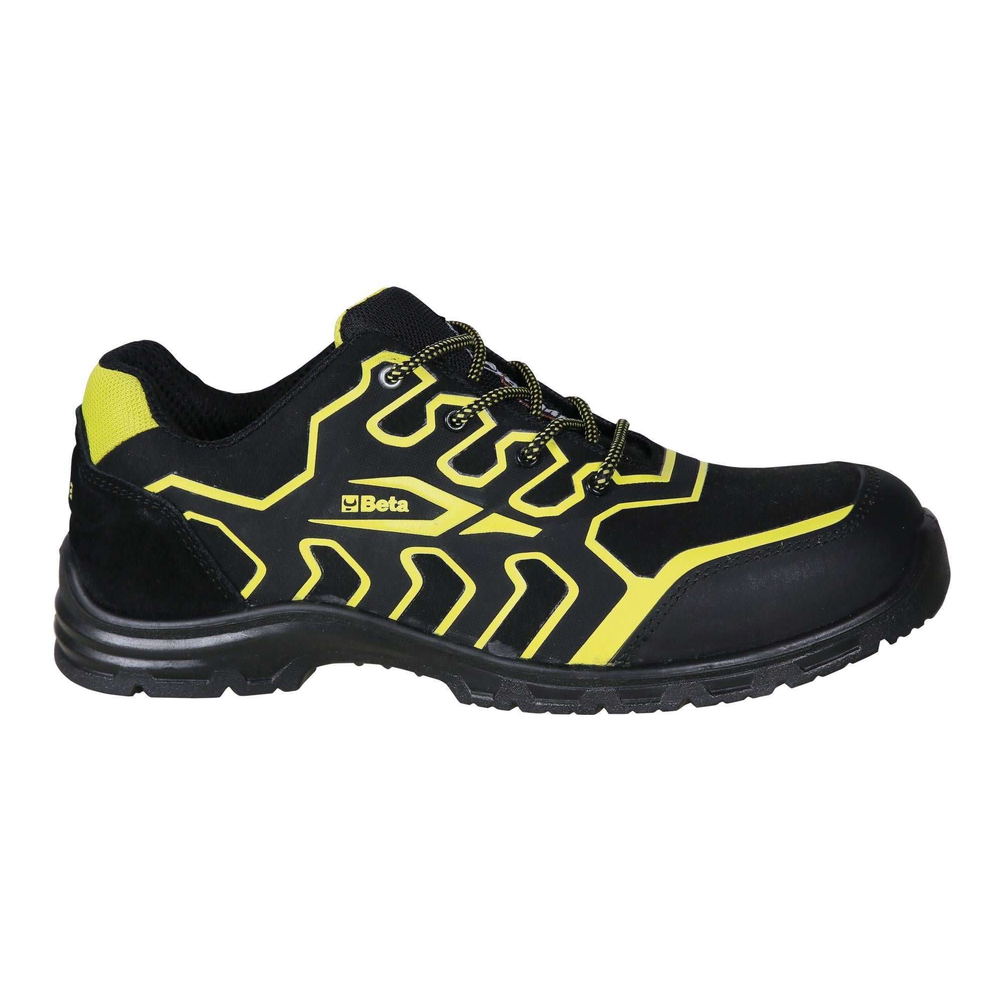 Scarpe antinfortunistiche basse BETA 7314AF S1P n° 43 nero e giallo