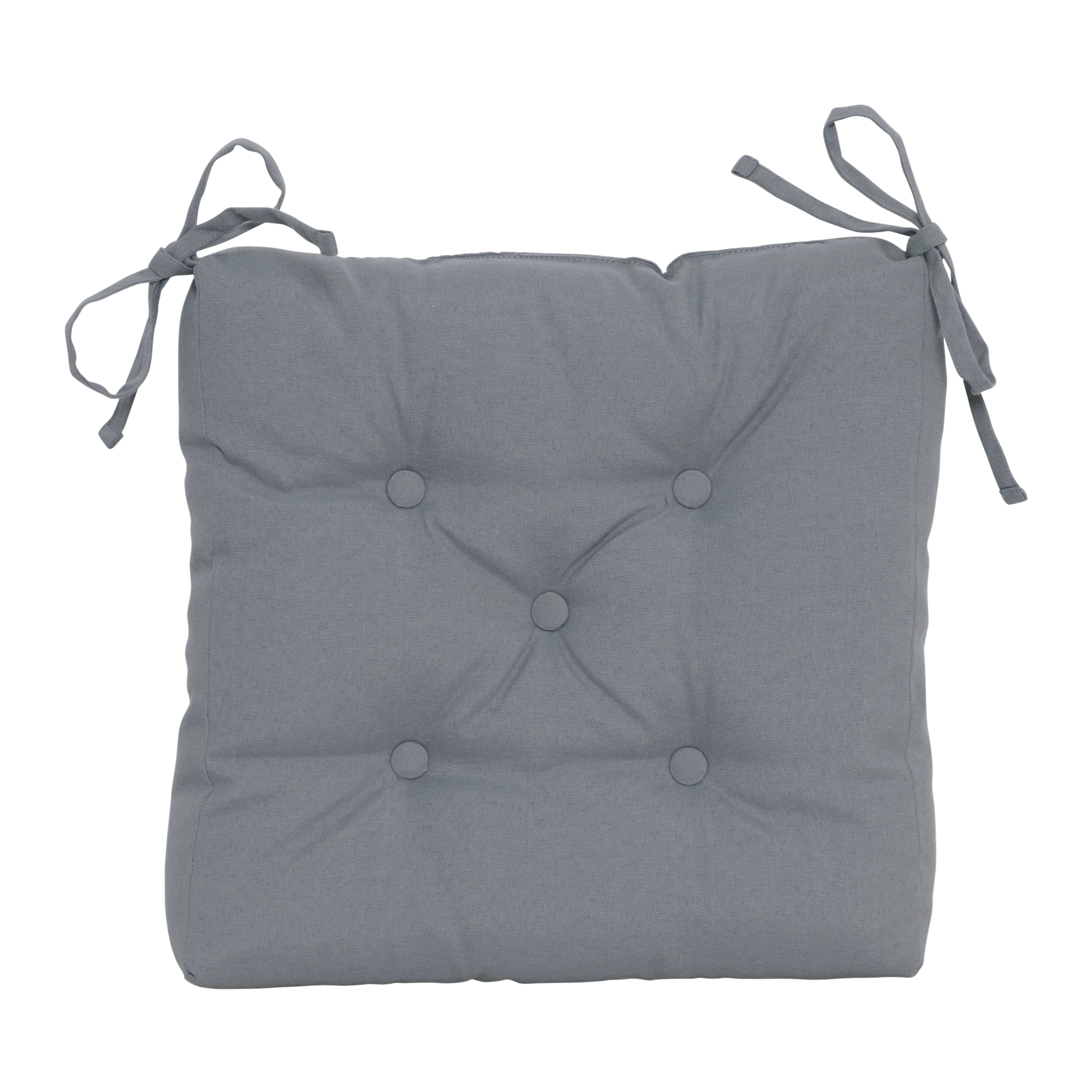 Cuscino per sedia INSPIRE grigio 40 x 40 x Sp 6 cm