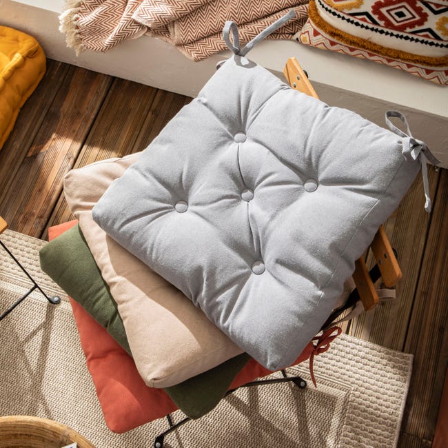 Cuscino per sedia INSPIRE beige 40 x 40 x Sp 6 cm