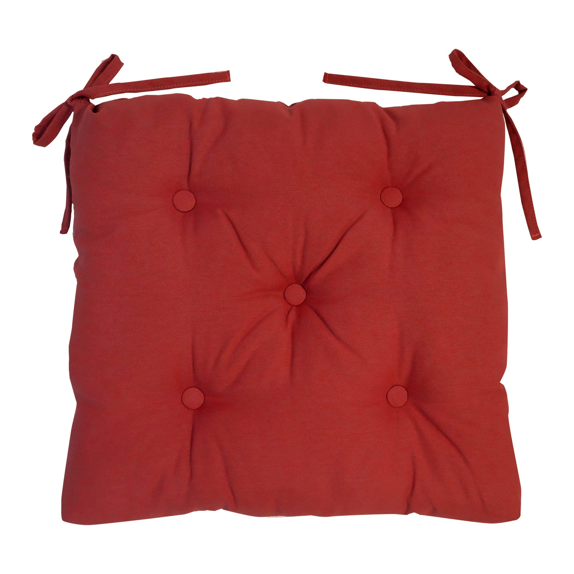 Cuscino per sedia INSPIRE rosso 40 x 40 x Sp 5 cm