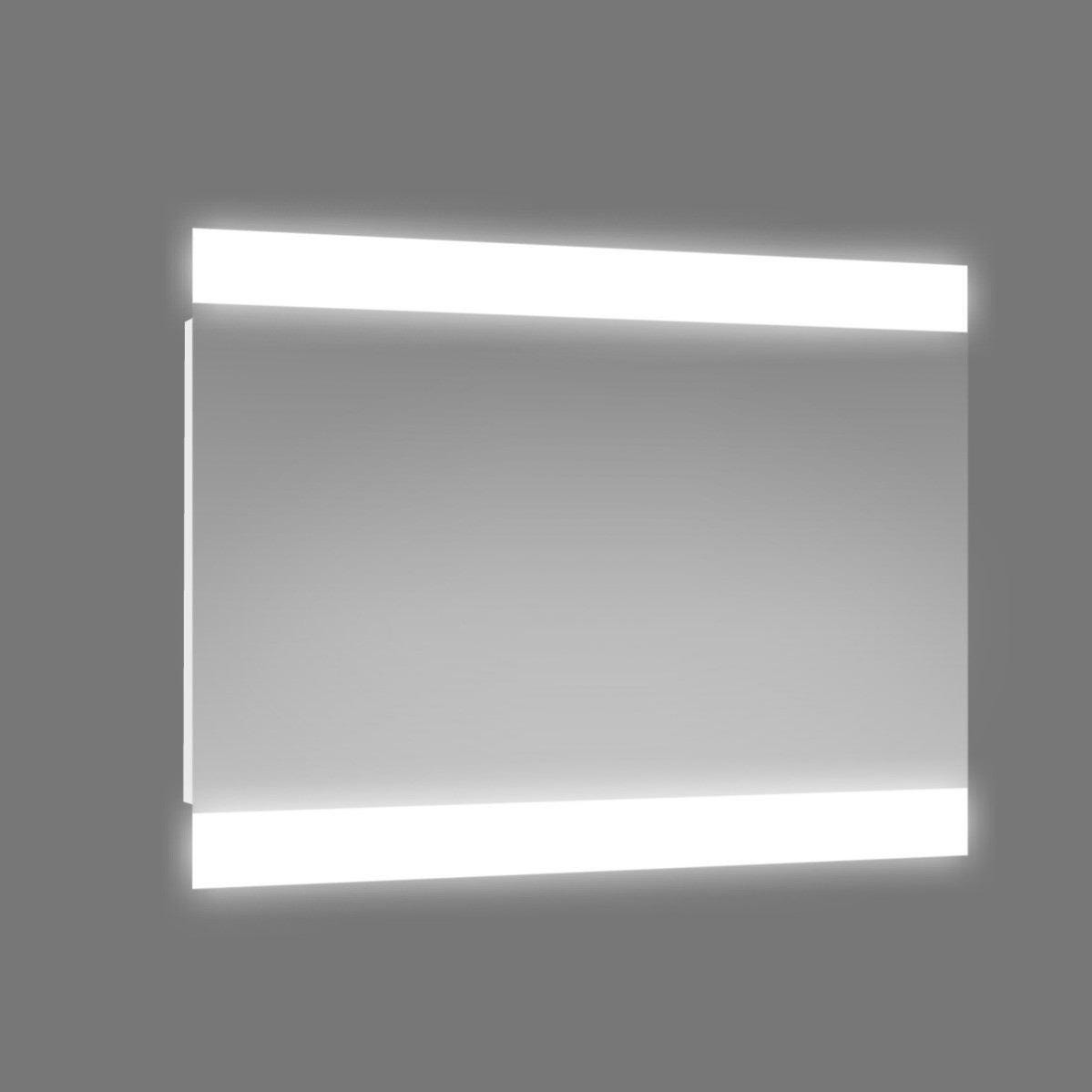 Specchio con illuminazione integrata bagno rettangolare Zone L 70 x H 90 cm