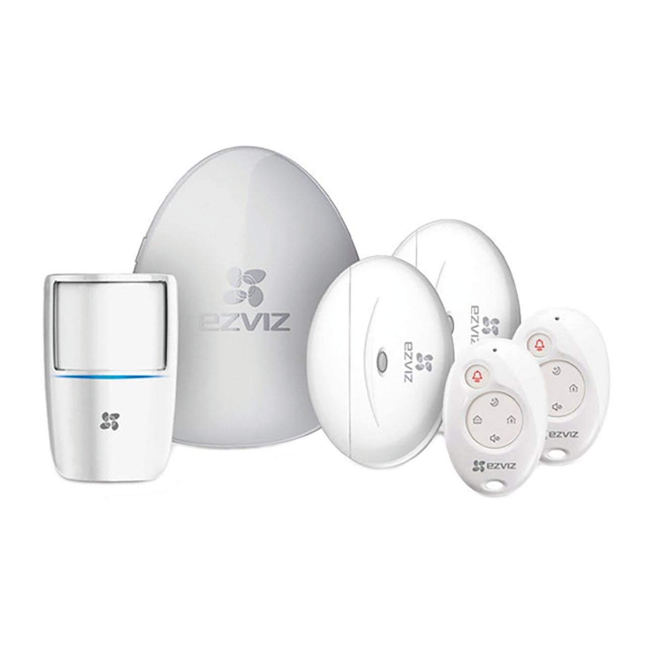 Sistema d'allarme EZVIZ A1 composto da Hub + Sensori bianco