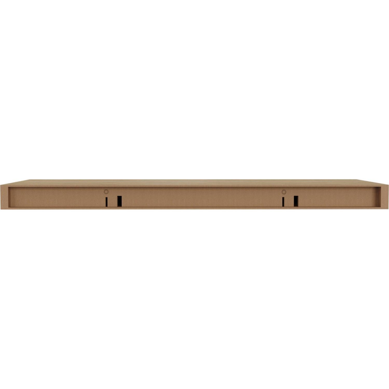 Set 4 Mensole da Muro, Pensile Bagno, Mensola Parete, Scaffale Parete, Nero, 75x30 p15,5 cm, 60x25 p15,5 cm e 2 da 25x15 p15,5 cm - Merlino