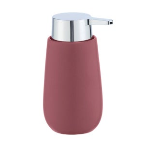 DISPENSER PORTA SAPONE LIQUIDO ROSA SILVER ACCESSORI BAGNO 79868