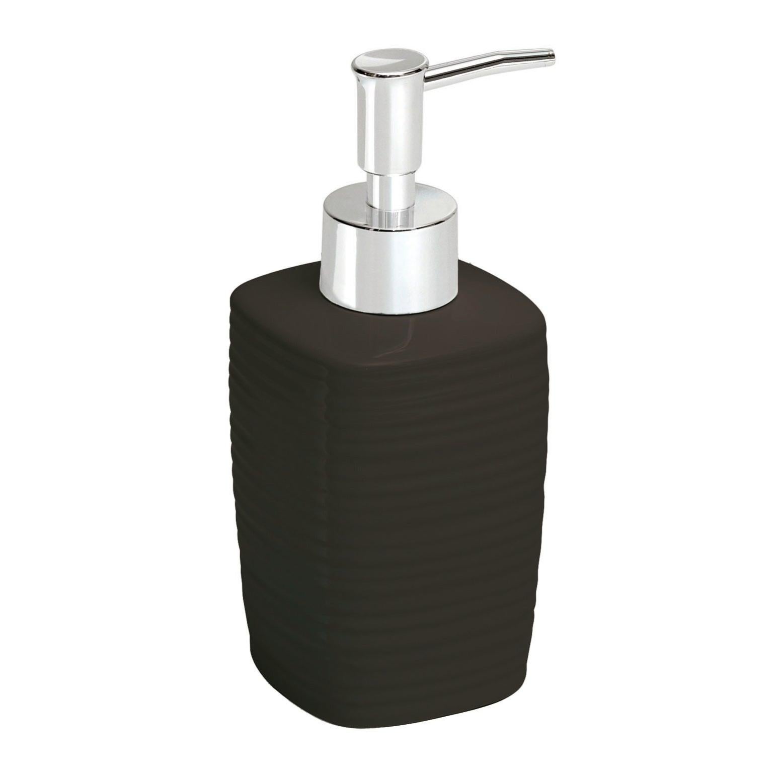 Dispenser sapone nero Gessi Ovale 25624