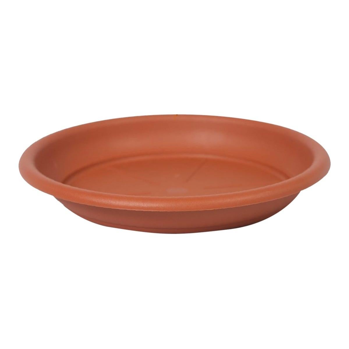 Sottovaso per vaso quadrato in resina per piante e fiori Made in Italy da esterno Monacis