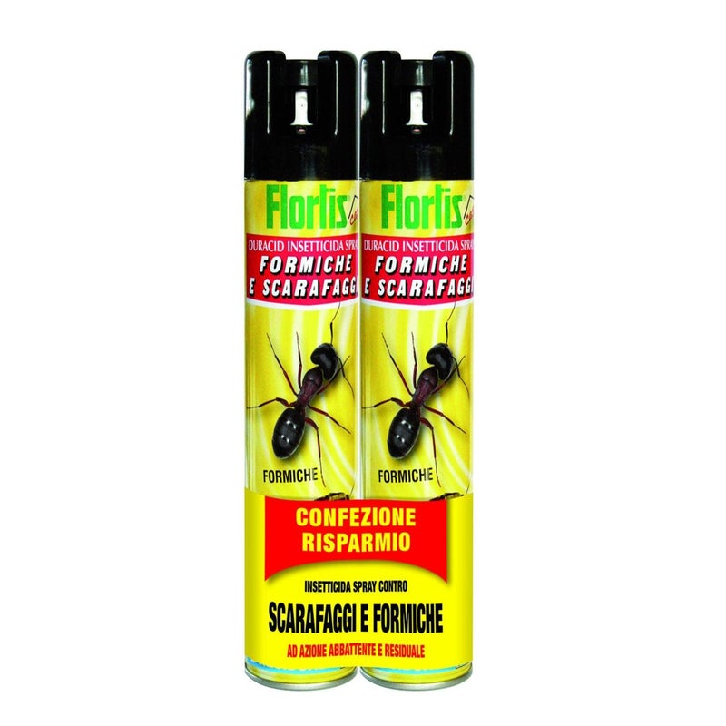 Insetticida spray per formiche FLORTIS BIPACCO S&F 400 ml