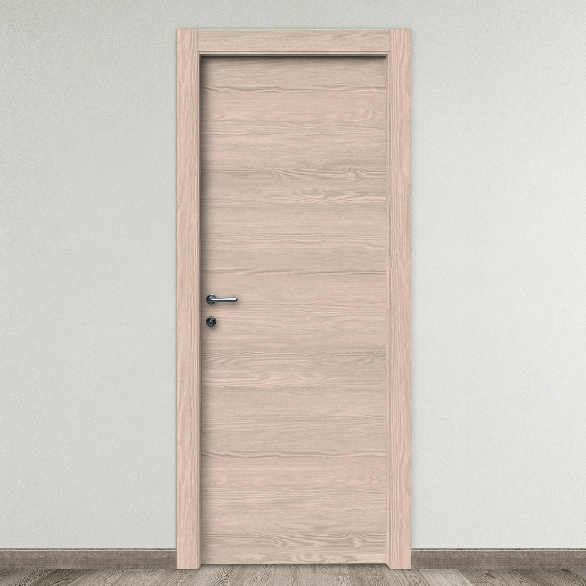 Porta In Abete Grezzo Reversibile - 210 X 70 Cm Con Telaio, Anta Cieca E Ferramenta - Foto 10