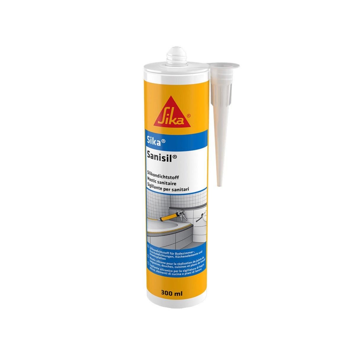 MAURER - Sigillante Silicone Acetico Silicfort Maurer colore Bianco Tubetto 60 ml