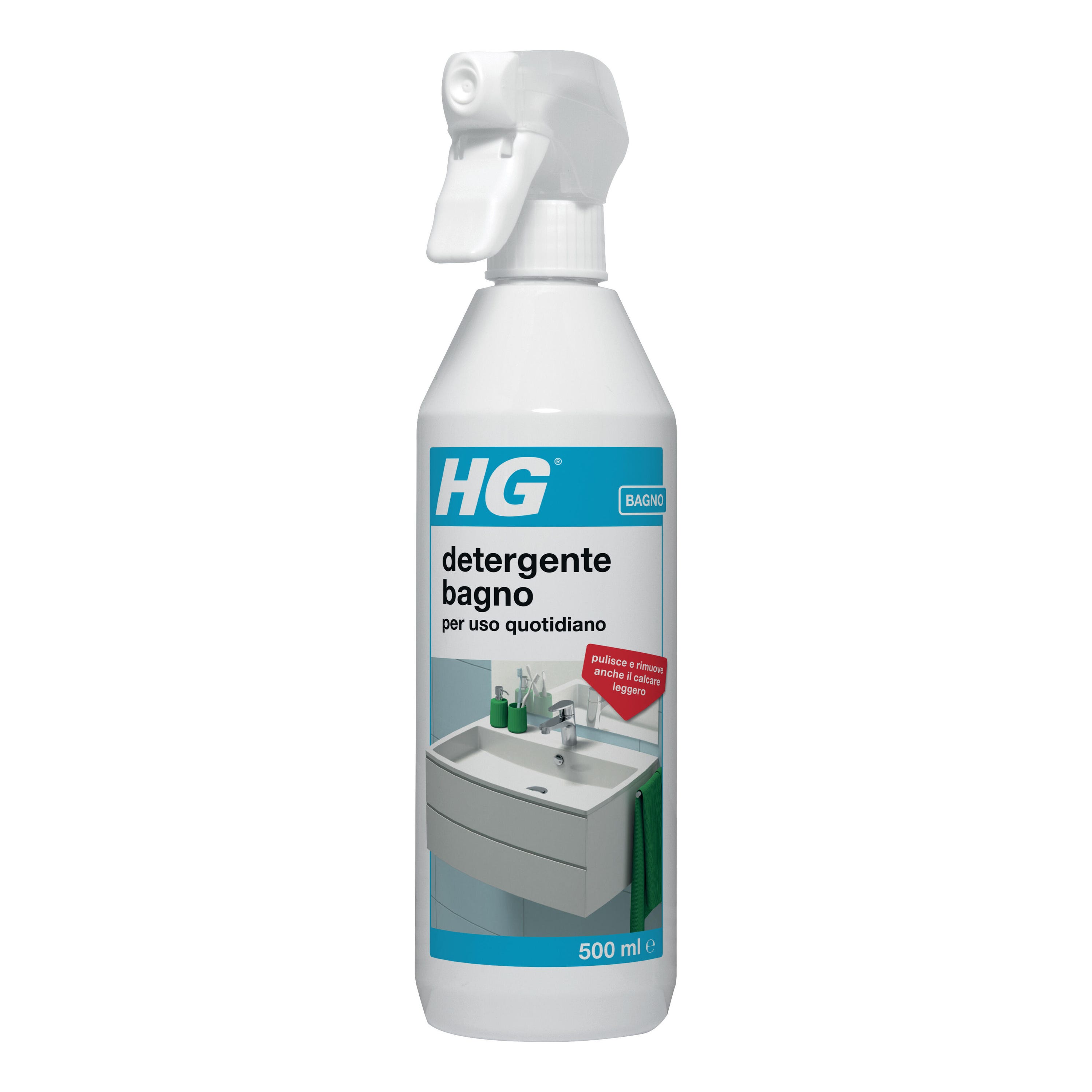 Detergente anticalcare HG DETERGENTE BAGNO USO QUOTIDIANO 0,5 lt