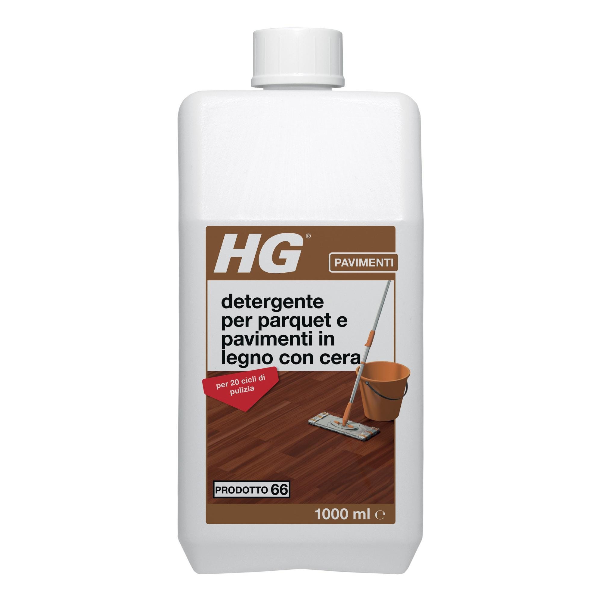 Detergente HG Pavimenti con cera 1 L