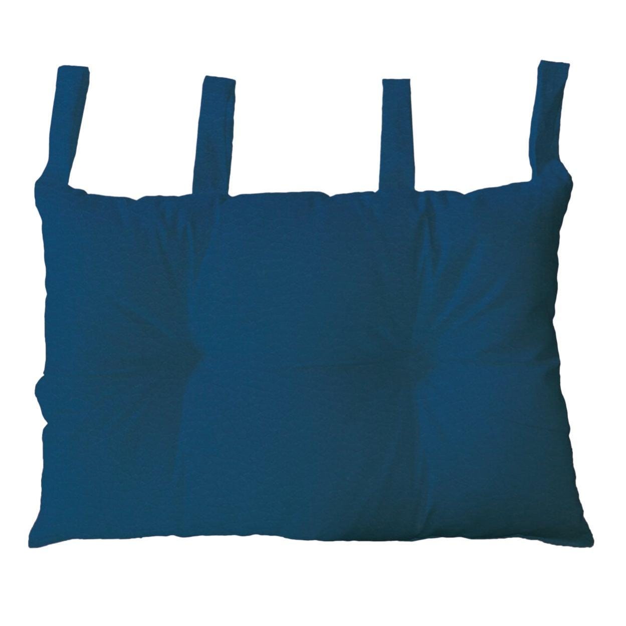 Cuscino per testata letto bea colore blu marino